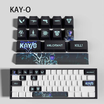 clove keycaps, Valorant Keycaps, OEM Profile, 14Keys Mini Set, PBT Dye Sub, New Design