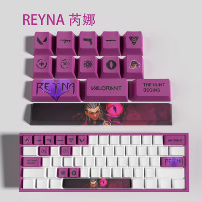 clove keycaps, Valorant Keycaps, OEM Profile, 14Keys Mini Set, PBT Dye Sub, New Design