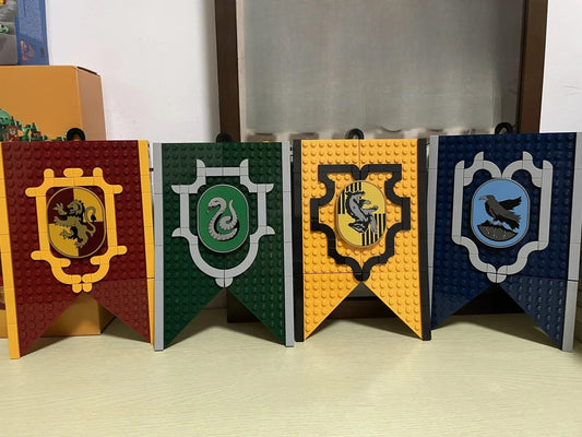 Ideas Set of 4 Academy Flag Blocks suit, Collectible Adult Toys, Birthday Gifts and Magic RPG Supplies, Magic Games for Teens